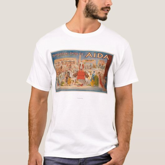 Het spectaculaire aida theatrisch Poster T-shirt (Voorkant)