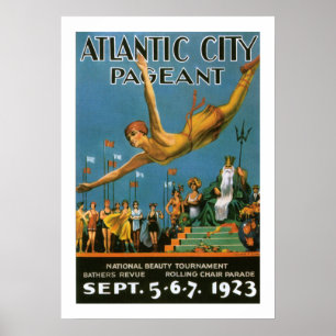 Het Spectakel van Atlantic City (grens) Poster