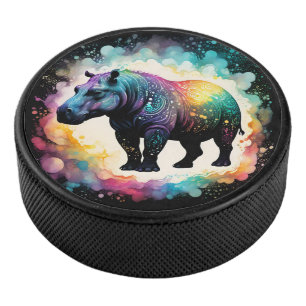 Het spectrale nijlpaard: een holografische reis hockey puck