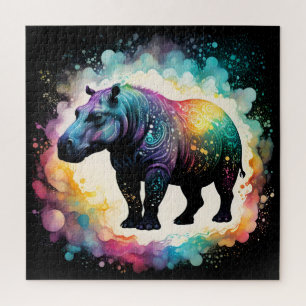 Het spectrale nijlpaard: een holografische reis legpuzzel