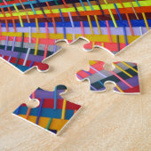 Het spectrum (het autistische spectrum) Jigzaag Pu Legpuzzel (Zijkant)