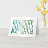 Het Spectrum van het Glas van het zee: Aquamarijn Kaart (Gele Bloem)