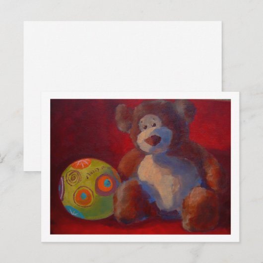 Het speelgoed draagt briefkaart (Voorkant / Achterkant)