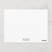 Het speelgoed draagt briefkaart (Achterkant)