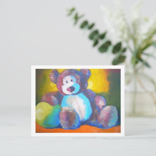 Het speelgoed draagt briefkaart (Staand voorkant)