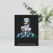 Het spel briefkaart (Staand voorkant)