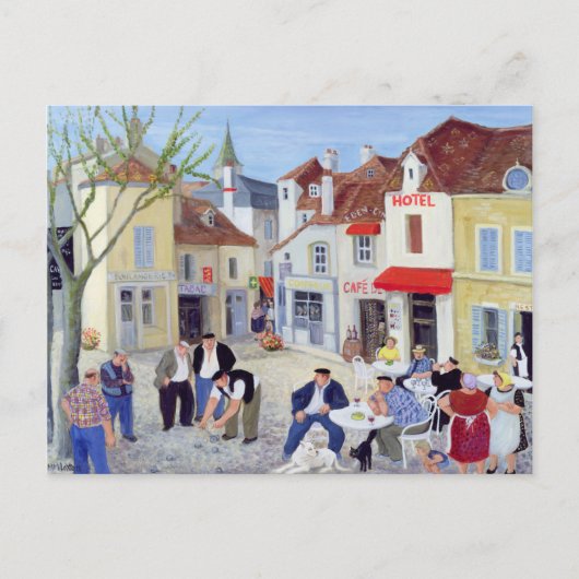 Het spel Burgundy Briefkaart (Voorkant)