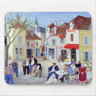 Het spel Burgundy Muismat