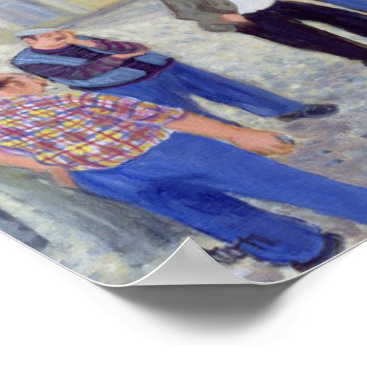 Het spel Burgundy Poster (Hoek)