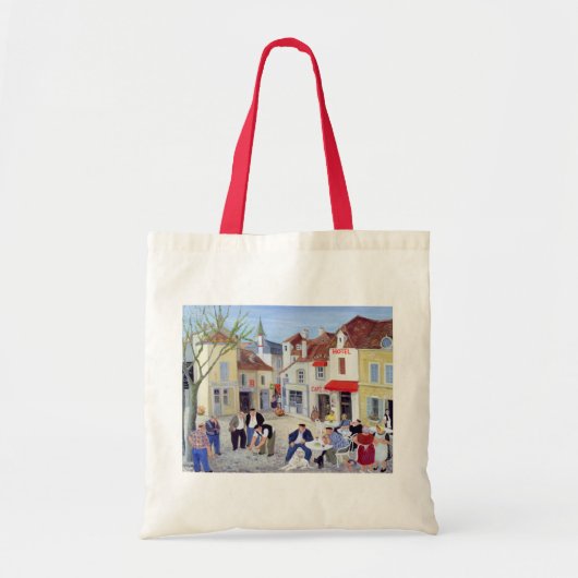 Het spel Burgundy Tote Bag (Voorkant)
