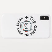 Het spel eindigt nooit Case-Mate iPhone case (Achterkant (horizontaal))