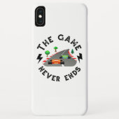 Het spel eindigt nooit Case-Mate iPhone case (Achterkant)