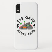 Het spel eindigt nooit Case-Mate iPhone case (Achterkant)