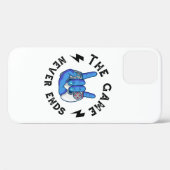 Het spel eindigt nooit Case-Mate iPhone case (Achterkant (horizontaal))