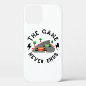 Het spel eindigt nooit Case-Mate iPhone case (Achterkant)