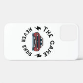 Het spel eindigt nooit Case-Mate iPhone case (Achterkant (horizontaal))