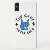 Het spel eindigt nooit Case-Mate iPhone case (Achterkant)