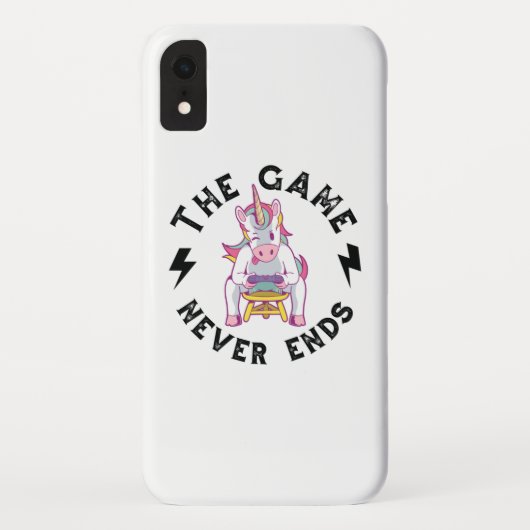 Het spel eindigt nooit Case-Mate iPhone case (Achterkant)