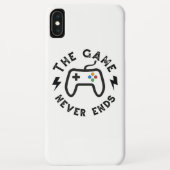 Het spel eindigt nooit Case-Mate iPhone case (Achterkant)