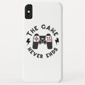 Het spel eindigt nooit Case-Mate iPhone case (Achterkant)