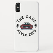 Het spel eindigt nooit Case-Mate iPhone case (Achterkant)