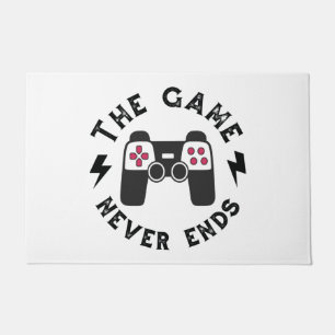 Het spel eindigt nooit deurmat