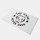 Het spel eindigt nooit deurmat (Schuin)