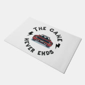 Het spel eindigt nooit deurmat (Schuin)