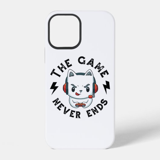 Het spel eindigt nooit iPhone hoesje (Achterkant)