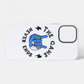 Het spel eindigt nooit iPhone hoesje (Achterkant horizontaal)