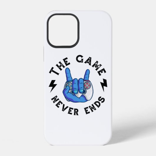 Het spel eindigt nooit iPhone hoesje (Achterkant)