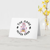 Het spel eindigt nooit kaart (Gele Bloem)