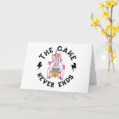 Het spel eindigt nooit kaart (Gele Bloem)