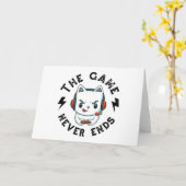 Het spel eindigt nooit kaart (Gele Bloem)