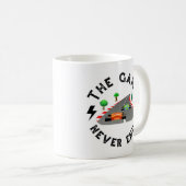 Het spel eindigt nooit koffiemok (Voorkant rechts)