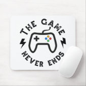 Het spel eindigt nooit muismat (Met muis)