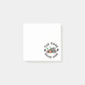 Het spel eindigt nooit post-it® notes (Voorkant)