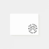 Het spel eindigt nooit post-it® notes (Voorkant)