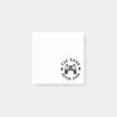 Het spel eindigt nooit post-it® notes (Voorkant)