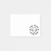Het spel eindigt nooit post-it® notes (Voorkant)