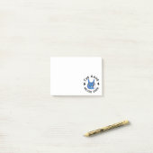 Het spel eindigt nooit post-it® notes (Op bureau)