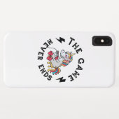 Het spel eindigt nooit voor eenhoorns Case-Mate iPhone case (Achterkant (horizontaal))
