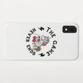 Het spel eindigt nooit voor eenhoorns Case-Mate iPhone case (Achterkant (horizontaal))