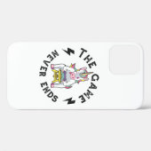 Het spel eindigt nooit voor eenhoorns Case-Mate iPhone case (Achterkant (horizontaal))