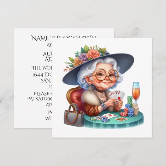 Het spel is aan kaart (Voorkant / Achterkant)