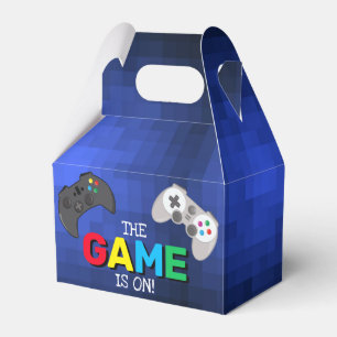 Het spel is aan!   Video Game Birthday Dankuwel Bedankdoosjes