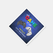 Het spel is aan! | Video Game Birthday Servet (Hoek)