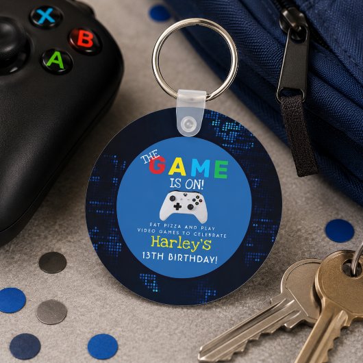 Het spel is begonnen! Aangepaste foto-videospel-ve Sleutelhanger