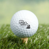 Het spel is begonnen! - Moderne golfer swag Golfballen (Insitu Shirt)