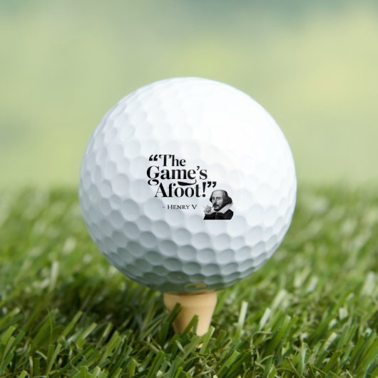 Het spel is begonnen! - Moderne golfer swag Golfballen (Insitu Shirt)